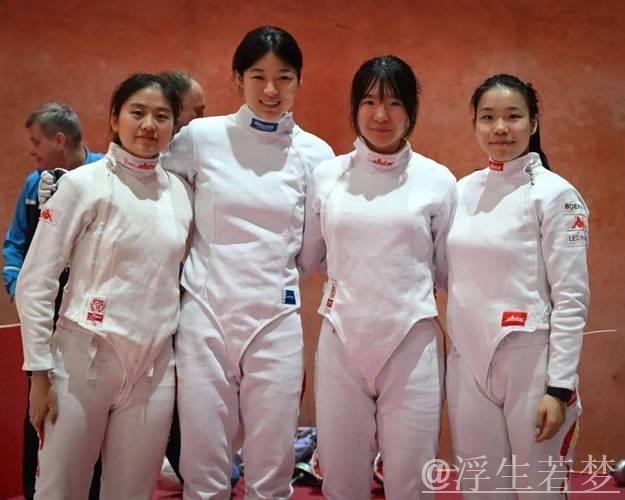 中国女子重剑队夺得世界杯马拉喀什站团体金牌